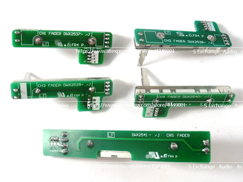 5 teile/los CH1 CH2 CH3 CH4 X FADER FÜR Pioneer DJM 800 DWX2537 2538 2539 2540 2541