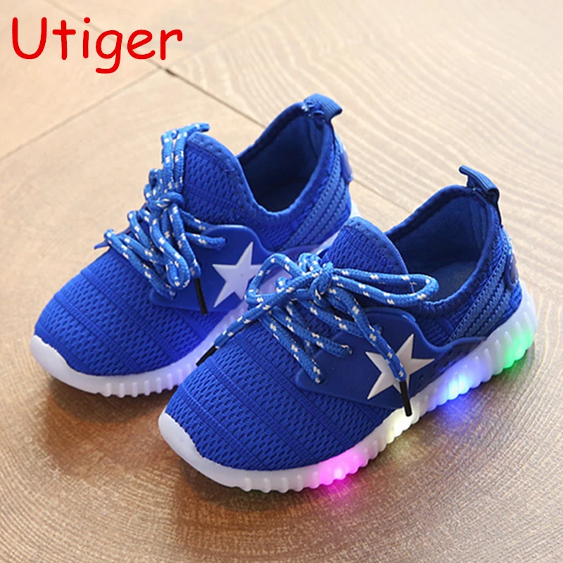

Children Glowing Shoes For Baby Boys Girls Sneaker Kids Shoes Enfant Luminous Shoes Child Sneaker Flats size 21-35 tx0997