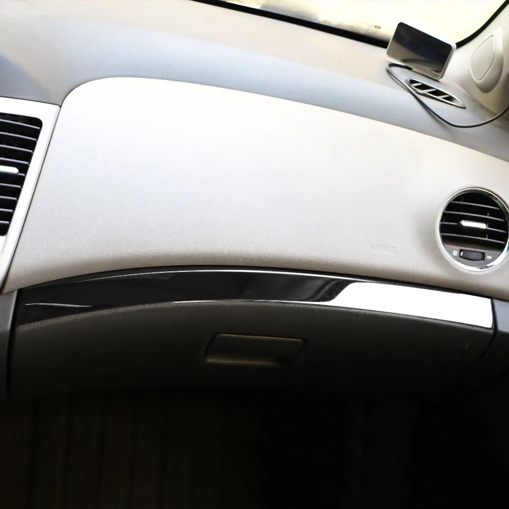 Jameo Auto Car Stainless Steel Storage Box Trim Decoration Sticker for Chevrolet Chvry Cruze 2009 - 2015 LHD Accessories