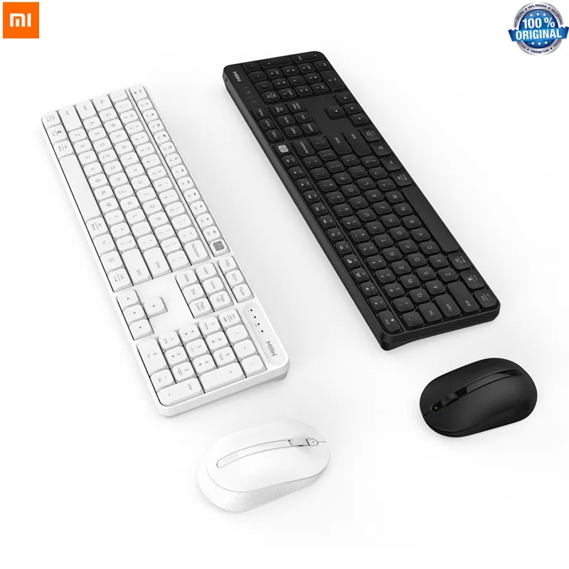 Xiaomi MIIIW Wireless Office Keyboard Mouse Set Windows/Mac System One-button switching 104 Keys 2.4GHz IPX4 Waterproof Keyboard