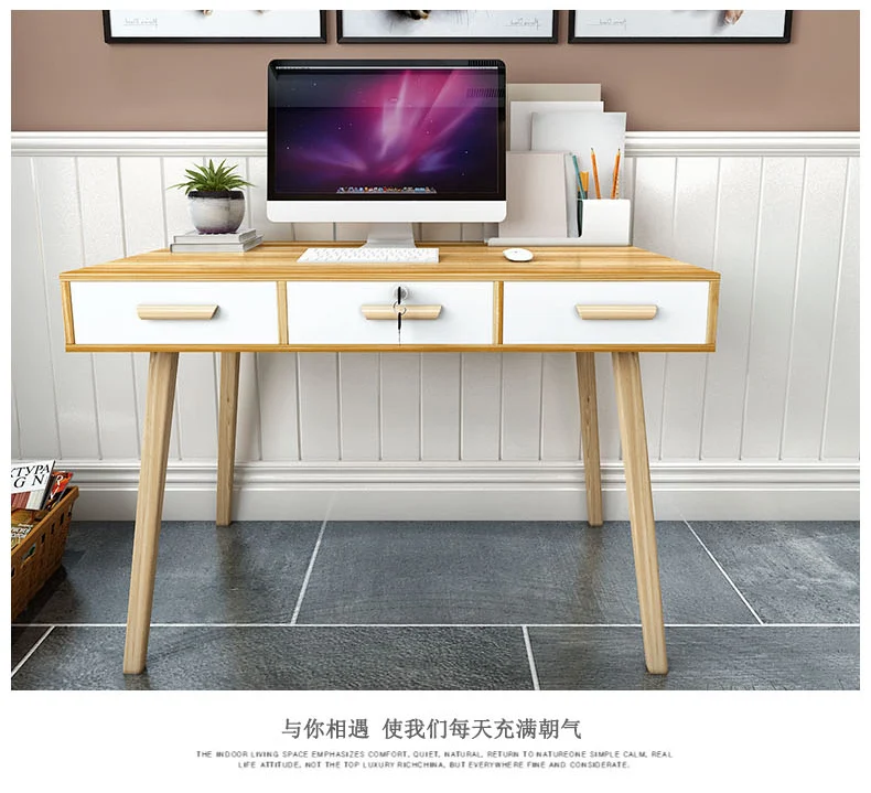 Модные компьютерные столы в скандинавском стиле с простым современным домом