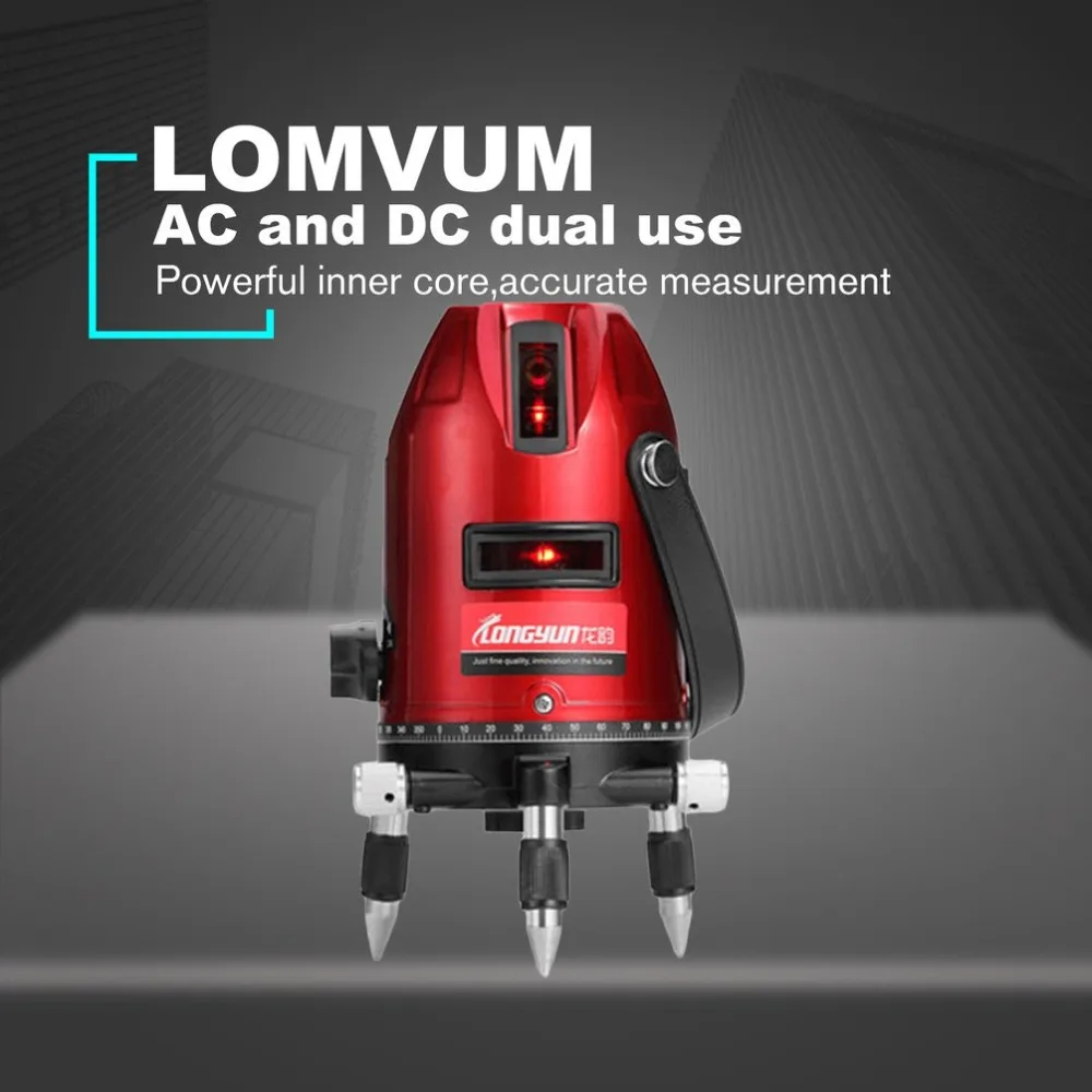 LOMVUM 2 3 5 линий 2 4 6 точек открытый лазерный уровень самовыравнивающийся 360 вертикальный и горизонтальный наклон Lazer уровень штатива