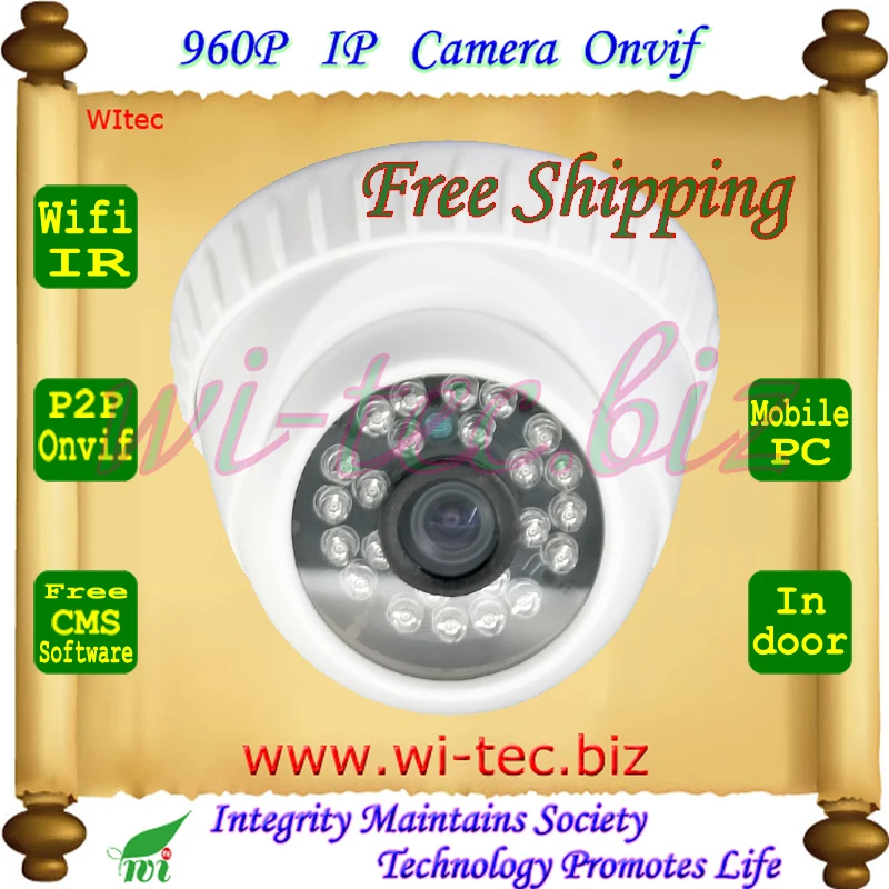 Built-in WIFI 1.3MP IR Dome HD 1280*960P Indoor IP Camera Security CCTV Surveillance ONVIF P2P IP Cam 2MP Lens Built-in WIFI 1.3MP IR Dome HD 1280*960P Indoor IP Camera Security CCTV Surveillance ONVIF P2P IP Cam 2MP Lens