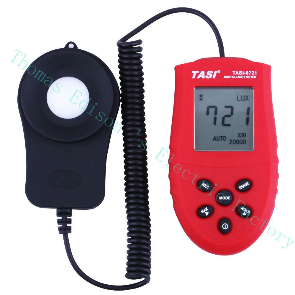 High quality TASI 8721 Split Light Luxmeter Meters 1 to 200000 Lux