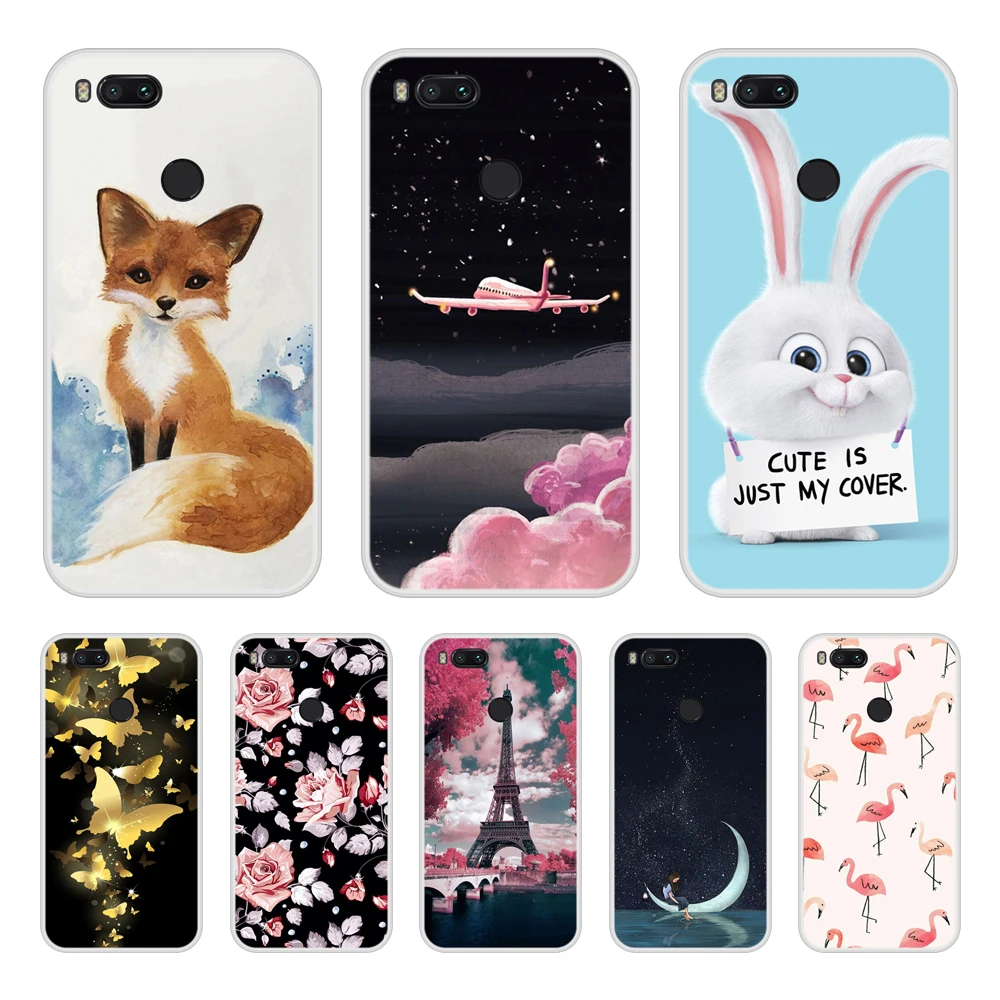 

Case for Xiaomi Mi A1 Soft Silicone TPU Cool Design Pattern Printed Cover Coque for Xiaomi MiA1 Mi A 1 Phone Cases