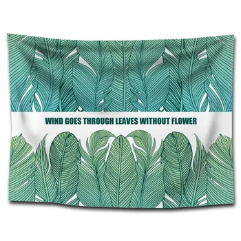 

Wall Hanging Tapestry Bohemian Palm Leaf Cactus Blanket Boho Hippie Beach Towel Wall Decorative Carpet Mandala for Living Room