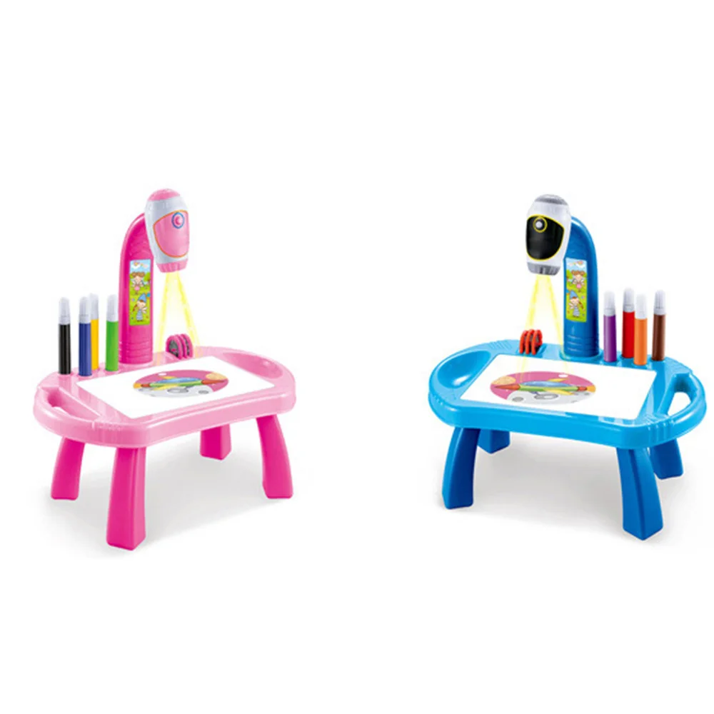 

New Kids Drawing Toys Electric Projector Lamp Coloring and Painting Multi-functional Projection Drawing Machine Educational Toys