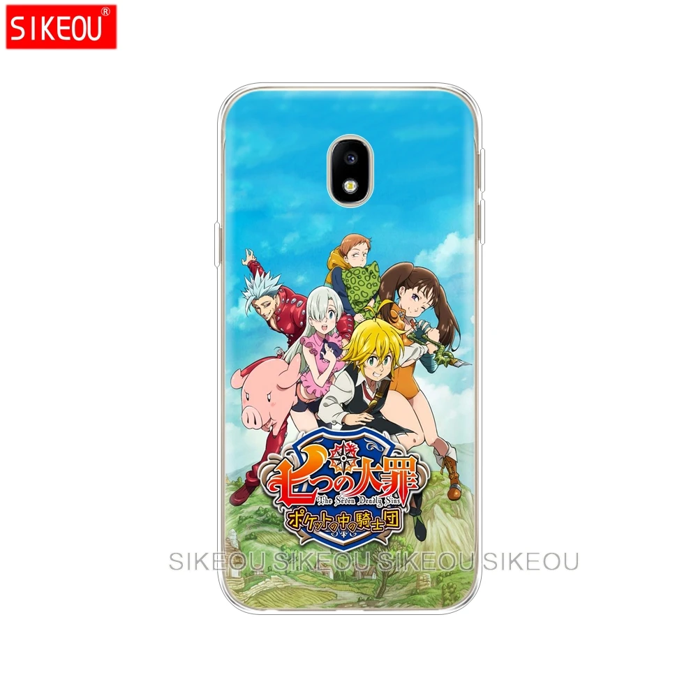 Силиконовый чехол для телефона Samsung Galaxy J3 J5 J7 2017 J330 J530 J730 PRO j2 2018 Nanatsu no Taizai Seven Deadly