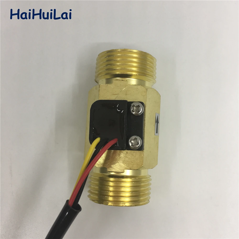 Латунный Датчик потока воды и меди NPT 3/4 &quotDN20 Турбинный измеритель|flow sensor|hall flow