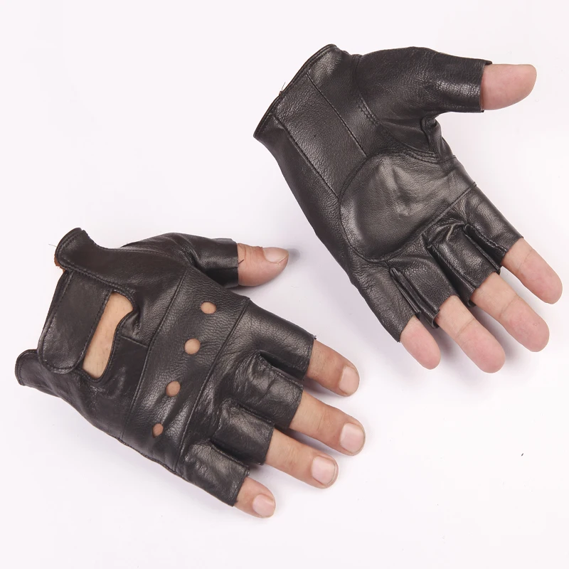 2 пар/упак. козья Для мужчин Тактический Половина-палец перчатки Спорт на открытом воздухе мотоцикл для верховой езды велосипедные перчатки