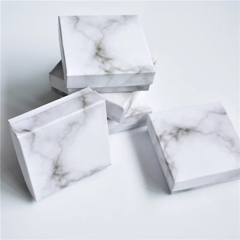 Marble Jewelry Box e for Earring Necklace Jewelry Gift Box jewellery Valentine's Day Box