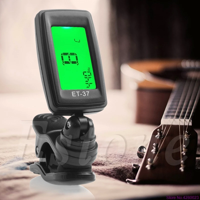 

2019 New Digital LCD Chromatic Electric Guitar Clip On Tuner Acoustic Bass Violin Ukulele