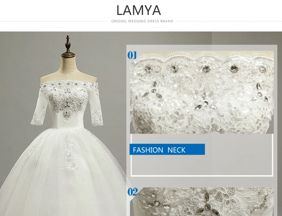 LAMYA/свадебное платье принцессы с коротким рукавом; коллекция года; винтажное платье с вырезом лодочкой; недорогие платья для невесты; большие размеры; модное платье; de mariage