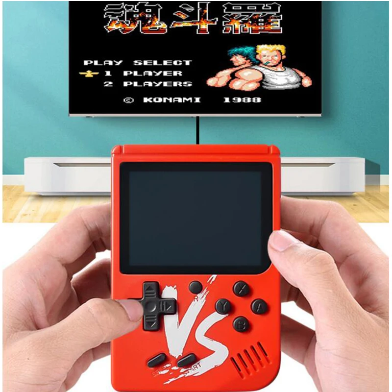 New Retro Mini Handheld Game Console 8 Bit 3.0 Inch Portable Handled Game Player Built-in 500 games Video Game Console