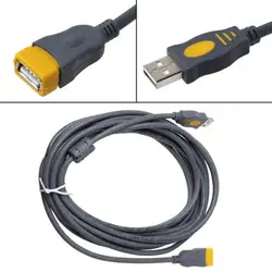 USB 2,0 мужчин и женщин удлинитель синхронизации данных Шнур кабель провод для портативных ПК Зарядное устройство 1,5/3/5 m