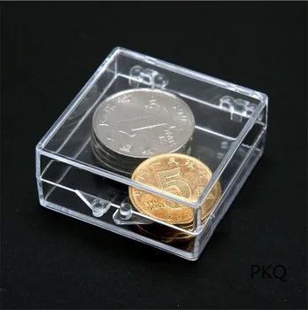 

Clear Square Mini Square Plastic Earplug Box For Storage Small Parts Tool Jewelry Screw Case Beads Container clear Packaging box