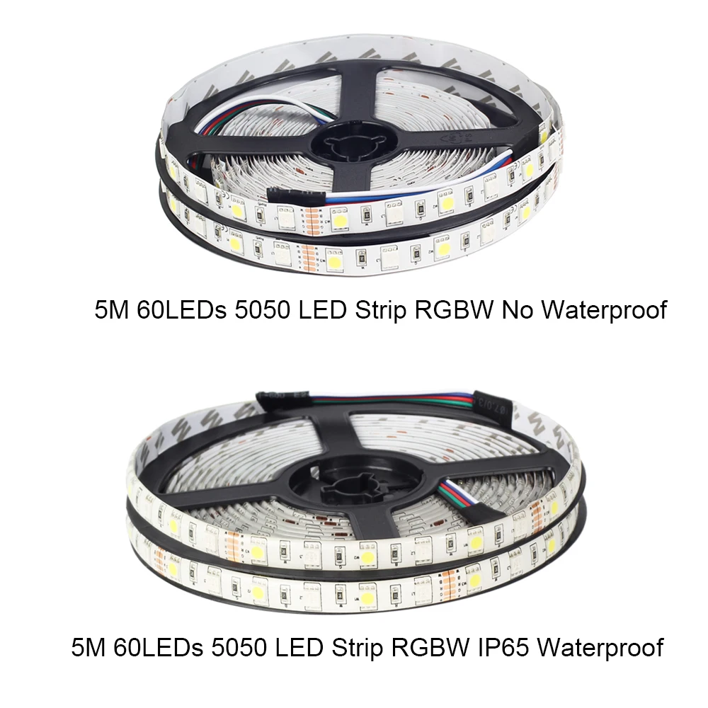 Светодиодная лента DV12V 5050 RGB IP20/IP65 Водонепроницаемый 5 м/рулон 300 светодиодов