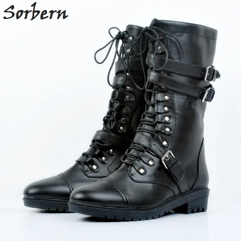

Black Women Boots Winter Women's Shoe Ankle Boots For Women Lace Up Botte Femme Ladies Outdoor Women's Shoes Size 44