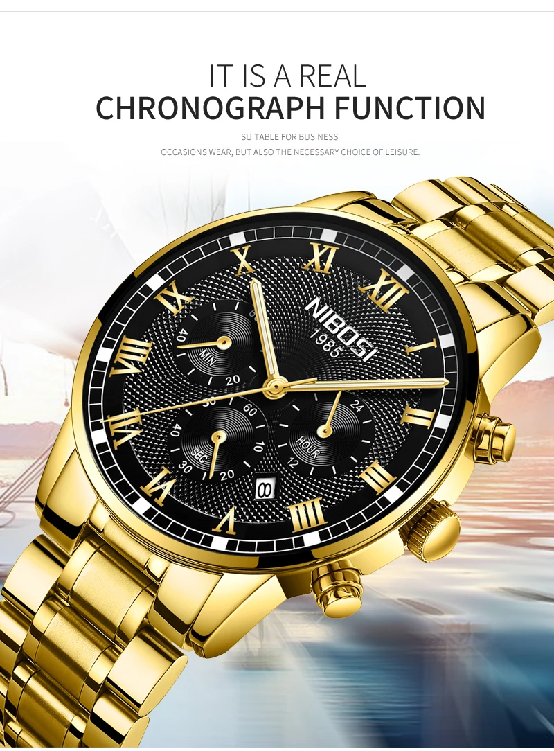 NIBOSI Mens Sport Watches Men Waterproof Luxury Brand Watch 2018 Fashion Full Steel Analog Quartz Wristwatch Relogio Masculino   (9)