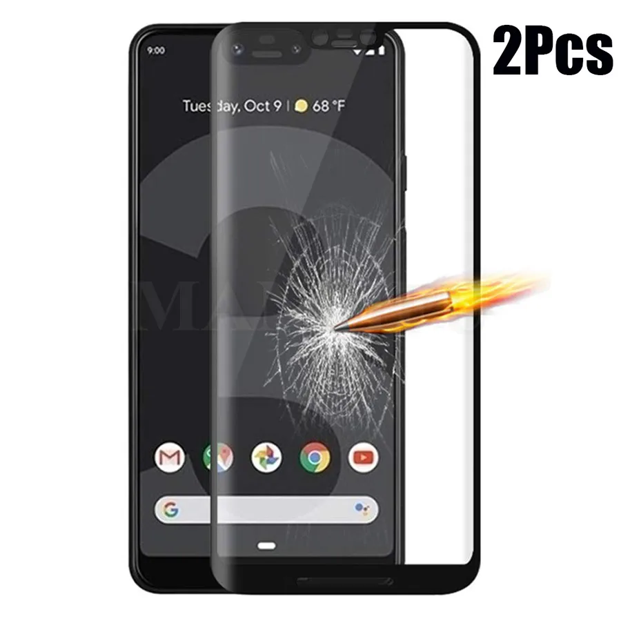 

9D Full Glue Glass For Google Pixel 3XL 3a XL Screen Protector 9H Full Cover Film For Google Pixel 3 3a Premium Tempered Glass