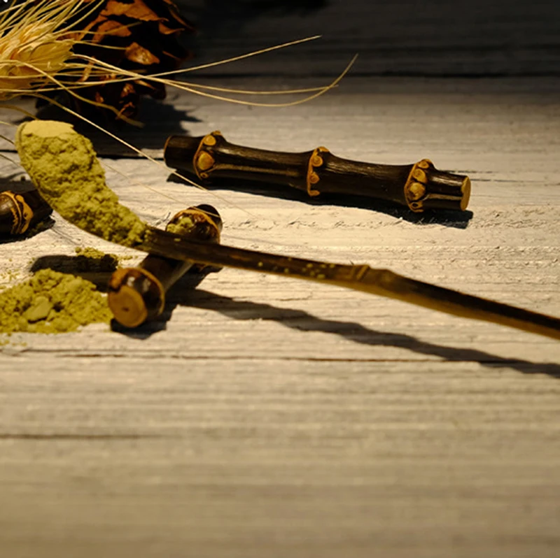 

Handmade Bamboo Tea Scoop Matcha Spoon Sticks Tea Ceremony Accessories Retro Relaxing Farmhouse Style Scoops Tea Sticks Tool