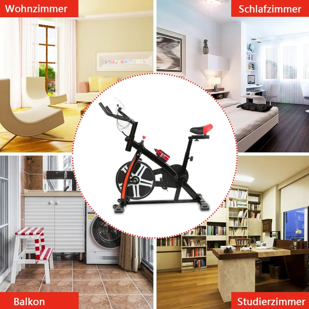 Home Fitness Bike Cardio Exercise Cycling Sports Workout Gym Machine Body Training Bicycle Cardio Indoor Riding Equipment HWC