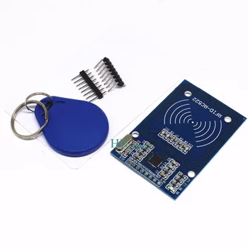 

20set MFRC-522 RC-522 RC522 RFID Wireless IC Module S50 Fudan SPI Writer Reader Card Key Chain Sensor Kits 13.56Mhz For Arduino