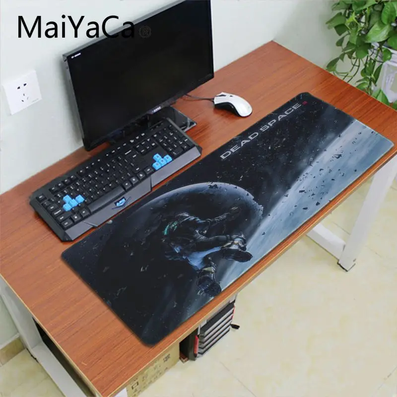 Maiyaca Dead Space игровой Противоскользящий прочный резиновый компьютерный коврик с запирающимися краями игровой коврик для клавиатуры