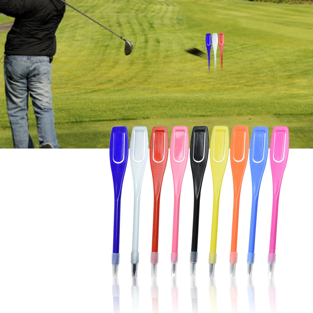 50PCS Practical With Clip Accessories Record Golf Pens Tool Portable Lead Mixed Colors Score Pencil For Traininng