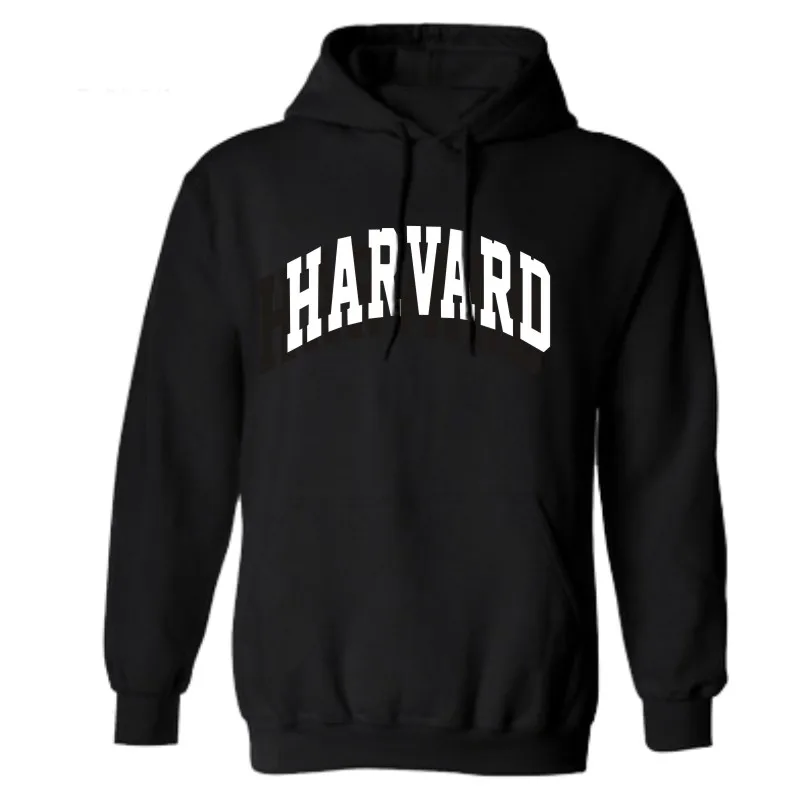 black harvard hoodie