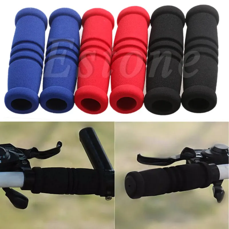 

New 1 Pair MTB Bike Bicycle Handle Handlebar Soft Durable Sponge Bar Grip Covers