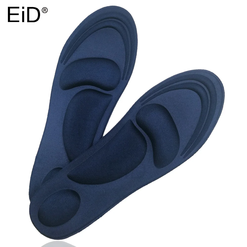 EiD 5D эластичные дезодорирующие стельки из пены с эффектом памяти для бега мужские