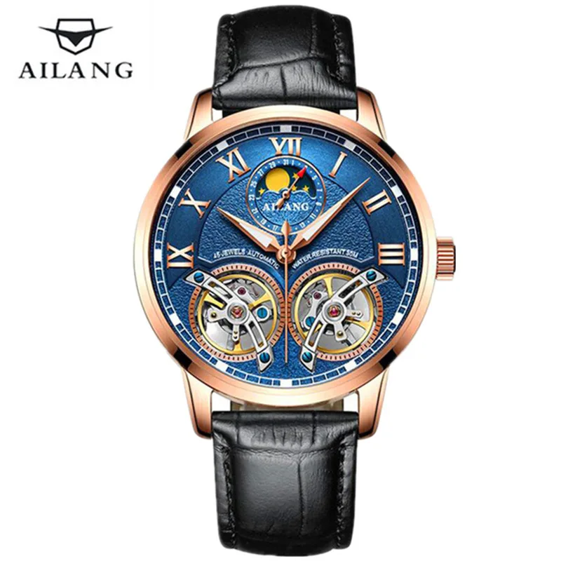 AILANG عارضة الأزياء توربيون ووتش الرجال للماء الفاخرة العلامة التجارية ساعات آلية Relogio masculino ساعة الذهب ساعة اليد AILANG عارضة الأزياء توربيون ووتش الرجال للماء الفاخرة العلامة التجارية ساعات آلية Relogio masculino ساعة الذهب ساعة اليد