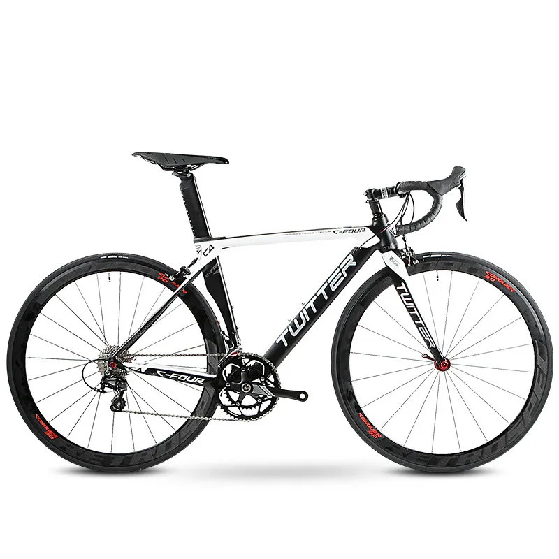

TWITTER Road Bike Bicycle 20 Speed 700C Aluminum Frame Carbon Fork For TIAGRA 4700 Transmission Ultralight 9.9kg