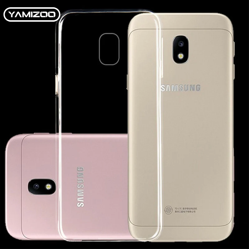 Прозрачный мягкий ультра тонкий ТПУ силиконовый чехол для Samsung Galaxy J5 J3 J7 2016 Pro 2017