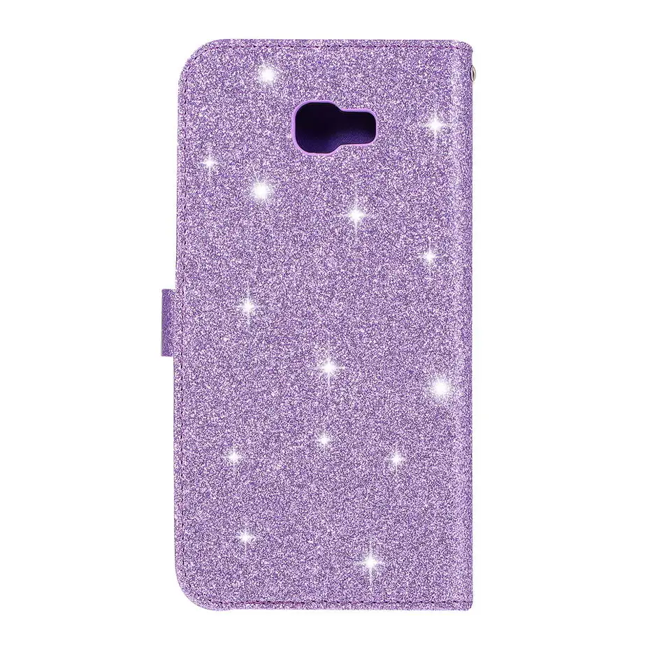 Glittering Flip PU Leather Phone Case For Samsung Galaxy J4 Plus Case For Samsung Galaxy J4 Plus 2018 J415F J415 SM-J415F Case