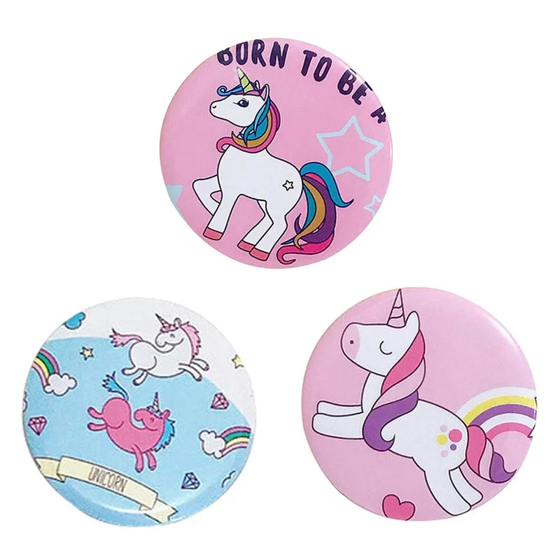 

Cartoon Mini Pocket Makeup Mirror Cosmetic Compact Mirrors Espelho De Maquiagem Espejos De Bolsillo Home Office Use