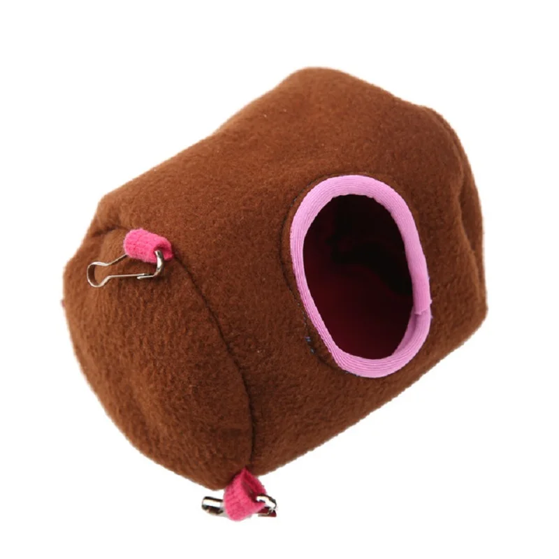 

Pet Hanging House Hammock Small Animals Cotton Hamster Cage Sleeping Nest Pet Bed Cage for Parrot Rat Hamster Toys S/L