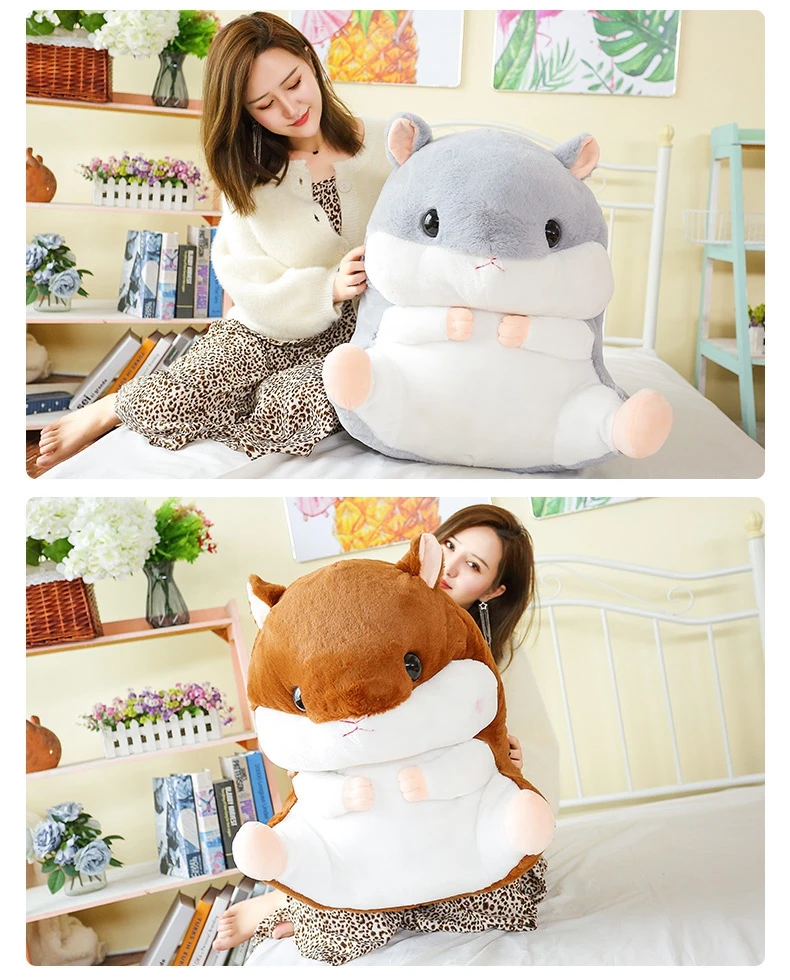 cute fat hamster doll giant cartoon mouse plush toy pillow for children girl sleeping toys birthday gift 65cm 26inch DY50562 (14)