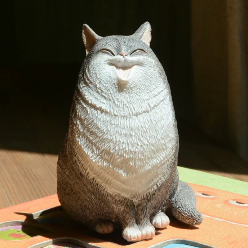 الإبداعية القط الديكور غرفة المعيشة خزانة زينة سطح المكتب عيد المفروشات الهدايا لفتاة الشمال التماثيل المنمنمات