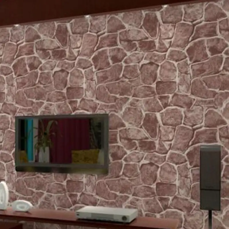 Античный камень самоклеющиеся обои водонепроницаемый камень обои s кирпичная стена бумага Декоративные наклейки на стену - Цвет: as picture