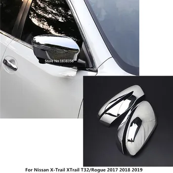 

For Nissan X-Trail XTrail T32/Rogue 2017 2018 2019 2020 Decoration Rear Back View Rearview Side Glass Mirror Trim Lamp Frame