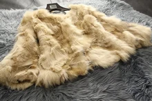 Free shipping New genuine Natural fox fur coat women s short design Luxury real fur jacket
