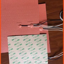 350X350 мм 800 Вт 220 В, Вт/NTC100K Термистор, силиконовый нагреватель 3d принтер нагреватель, тепловая Большая пластина нагревательный коврик Электрический нагреватель воздуха