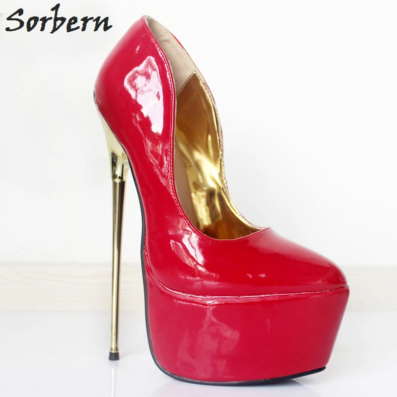 US $116.1 10% OFF|Sorbern Fashion Bdsm Pole Dance Pumps Party Shoe 6Cm Platform Shoes Metal Gold Heels Women Pumps Slip On 22Cm Extreme High Heels in US $116.1 10% OFF|Sorbern Fashion Bdsm Pole Dance Pumps Party Shoe 6Cm Platform Shoes Metal Gold Heels Women Pumps Slip On 22Cm Extreme High Heels in