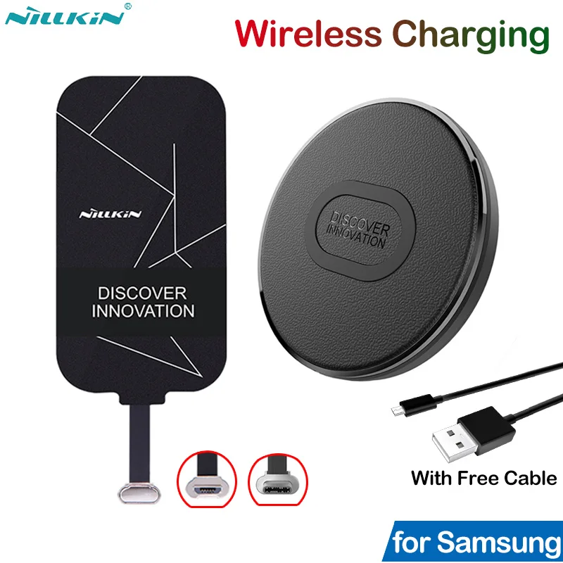 

Nillkin Qi Wireless Charging for Samsung Galaxy S7 S8 S9 S10 S10e Note 8 9 A6s A9s A5 A6 A7 A8 A9 J4 J5 J6 J7 J8 2017 2018 +Plus