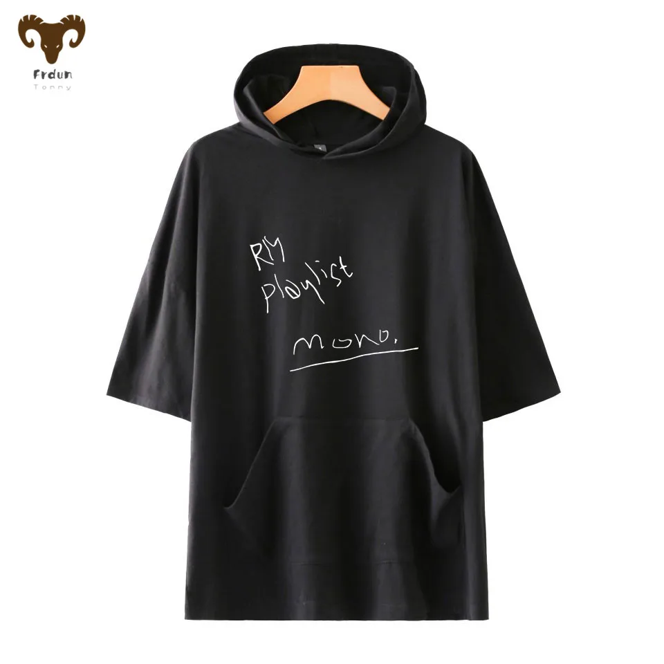 Женские/мужские толстовки в стиле хип-хоп с коротким рукавом Frdun Tommy POP RM MOMO