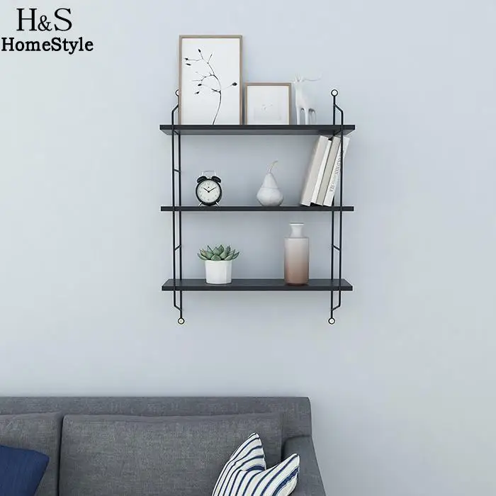 

Storage Tiers Rustic Floating Book Shelves Wall Mounted Industrial Wall Shelves 3 Shelf Heavy Duty