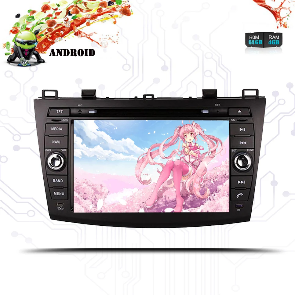 Clearance 8" IPS Android 9.0 unique 2 din car dvd stere for Mazda 3 Mazda 3 maxx Axela 2009-2013 gps navigation Radio RDS Mirror link Map 1 Clearance 8" IPS Android 9.0 unique 2 din car dvd stere for Mazda 3 Mazda 3 maxx Axela 2009-2013 gps navigation Radio RDS Mirror link Map 1