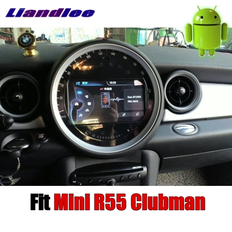 Liandlee coche Multimedia NAVI para Mini Clubman R55 2007 ~ 2014 Android sistema reproductor de DVD auto Radio estéreo GPS mapa de Navegación